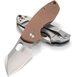 CRKT Pillar Framelock Copper CR5311CU, 2.382" 8Cr13MoV Plain Blade, Handle Has A Copper Front W/ 2Cr13 SS On The Back -Blade HQ Knife Shop Pillar Framelock Copper 3 58811.1579271019