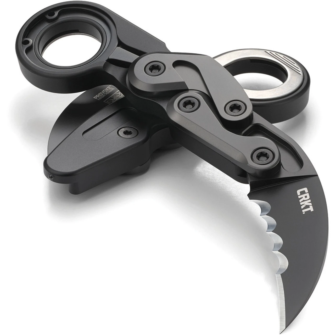 CRKT Provoke Kinematic CR4040V, 2.410" D2 Titanium Nitride Steel, 6061 T6 Aluminum Handle CRKT Provoke Kinematic CR4040V, 2.410" D2 Titanium Nitride Steel, 6061 T6 Aluminum Handle -Blade HQ Knife Shop Provoke Kinematic 3 44014.1579206409