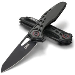 CRKT Thero Linerlock CR6290, 3.083" 8Cr14MoV Plain Blade, Black Glass Reinforced Nylon Handle -Blade HQ Knife Shop Thero Linerlock 3 95520.1579286292