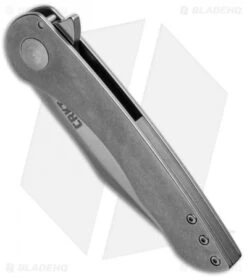 CRKT Jettison Frame Lock Flipper Knife (3.25" Stonewash) 6130 -Blade HQ Knife Shop ckrt jettison 6130 cm spine