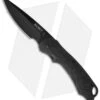 CRKT Lerch Moxie Knife Black Spring Assisted Folder (3.29" Black Plain) 1100