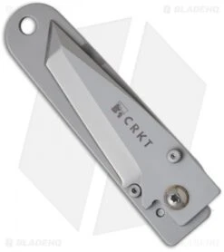 CRKT Ed Halligan K.I.S.S. Tanto Frame Lock Knife (2.25" Bead Blast Serr) 5510 -Blade HQ Knife Shop crkt 5500 kiss front closed