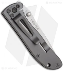 CRKT Drifter Frame Lock Knife Stainless Steel (2.875" Satin) 6450S -Blade HQ Knife Shop crkt 6450s drifter stainless back