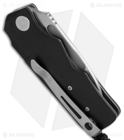 CRKT Liong Mah Design #5 Folding Knife (2.77" Satin) 6520 CRKT Liong Mah Design #5 Folding Knife (2.77" Satin) 6520 -Blade HQ Knife Shop crkt 6520 lmd black side