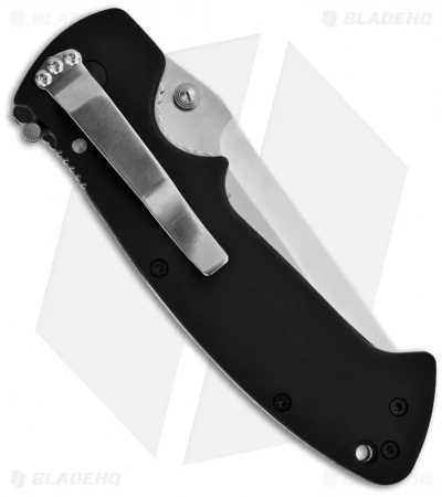 CRKT Crawford Kasper Liner Lock Knife (3.75" Satin Serr) 6783SZ CRKT Crawford Kasper Liner Lock Knife (3.75" Satin Serr) 6783SZ -Blade HQ Knife Shop crkt 6783sz black folder serr crawford kasper back