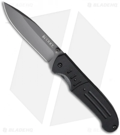 CRKT Ignitor T Spring Assisted Knife w/ Black G10 (3.38" Gray Plain) 6860 CRKT Ignitor T Spring Assisted Knife W/ Black G10 (3.38" Gray Plain) 6860 -Blade HQ Knife Shop crkt 6860 ignitor t