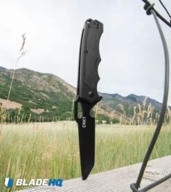 CRKT Septimo "Forged By War" Liner Lock Knife Black (3.62" Black) 7050 -Blade HQ Knife Shop crkt Septimo 7050 BHQ 71243 dl