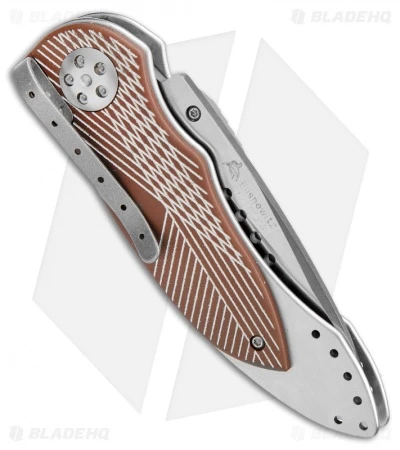 CRKT Elishewitz E-Lock 7333 Automatic Conversion (2.75" Satin Serr) CRKT Elishewitz E-Lock 7333 Automatic Conversion (2.75" Satin Serr) -Blade HQ Knife Shop crkt columbia river 7333 e lock bronze side