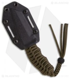 CRKT Crawford N.E.C.K. Tanto Fixed Blade Knife (2.75" Black) 2030CW -Blade HQ Knife Shop crkt crawford neck 2030cw sheath