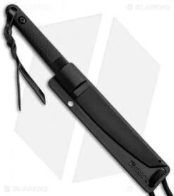 CRKT Ed Halligan Sweet K.I.S.S. Fixed Blade Knife (4.03" Black) 2356 -Blade HQ Knife Shop crkt fixed sweet kiss black 2356 sheath