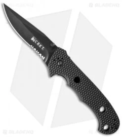 CRKT Hammond Cruiser Liner Lock Knife (3.75" Black Serr) 7914KN
