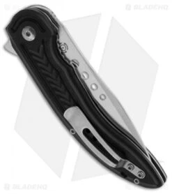 CRKT Ikoma Carajas Liner Lock Knife (3.12" Satin Serr) 5341 -Blade HQ Knife Shop crkt ikoma carajas 5341 side
