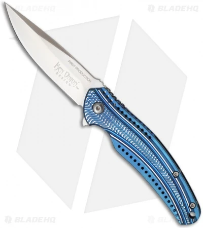 CRKT Ken Onion Ripple 2 Frame Lock Knife (2.7" Satin) K400BXP CRKT Ken Onion Ripple 2 Frame Lock Knife (2.7" Satin) K400BXP -Blade HQ Knife Shop crkt k400bxp onion ripple 2