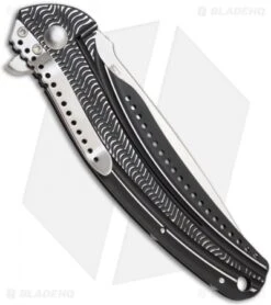 CRKT Ken Onion Ripple Frame Lock Knife Black (3.125" Satin) K405KXP -Blade HQ Knife Shop crkt k405kxp onion ripple back