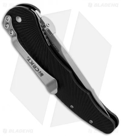CRKT MJ Lerch Enticer Spring Assisted Knife (3.24" Satin Serr) 1061 CRKT MJ Lerch Enticer Spring Assisted Knife (3.24" Satin Serr) 1061 -Blade HQ Knife Shop crkt lerch enticer 1061 side