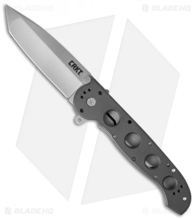 CRKT Kit Carson M16-04S Classic Tanto Flipper Knife Aluminum (3.875" Bead Blast) CRKT Kit Carson M16-04S Classic Tanto Flipper Knife Aluminum (3.875" Bead Blast) -Blade HQ Knife Shop crkt m16 02s cm
