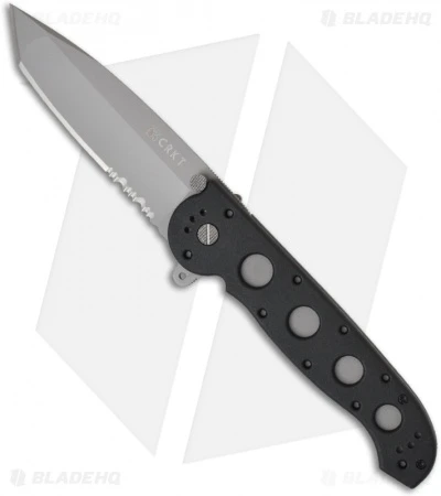 CRKT Carson M16-14Z Zytel Tanto Flipper Knife (3.875" Bead Blast Serr) CRKT Carson M16-14Z Zytel Tanto Flipper Knife (3.875" Bead Blast Serr) -Blade HQ Knife Shop crkt m16 14z carson zytel