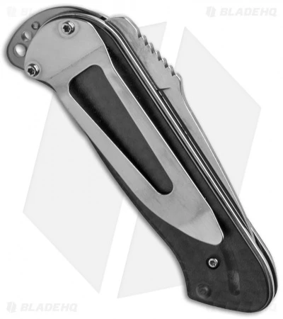CRKT Rollock Pocket Knife Black Translucent (2.25" Polish) 5202K CRKT Rollock Pocket Knife Black Translucent (2.25" Polish) 5202K -Blade HQ Knife Shop crkt rollock black 5212k side cm
