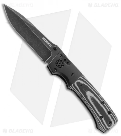 CRKT Ruger Knives All-Cylinders Liner Lock Knife G-10 (4" Black SW) R2001K CRKT Ruger Knives All-Cylinders Liner Lock Knife G-10 (4" Black SW) R2001K -Blade HQ Knife Shop crkt ruger r2001k cm