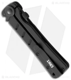 CRKT Shizuka Noh Ken Frame Lock Knife G-10 (3.75" Black) 2926 -Blade HQ Knife Shop crkt shizuka noh ken feature 2926 side