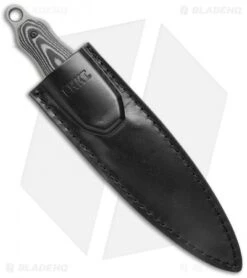 CRKT Lerch Shrill Tactical Boot Knife Micarta (4.8" Gray) 2075 -Blade HQ Knife Shop crkt shrill 2075 sheath cm