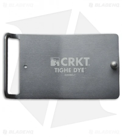 CRKT Tighe Dye Belt Buckle Gray Aluminum 5280BELT CRKT Tighe Dye Belt Buckle Gray Aluminum 5280BELT -Blade HQ Knife Shop crkt tighe dye belt buckle 5280belt back