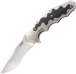 CRKT Ken Onion Motley Flipper K210CFXP, 3.875" Sleipner Plain Blade, Titanium Carbon Fiber Inlays Handle-Limited To 500 4 CRKT Ken Onion Motley Flipper K210CFXP, 3.875" Sleipner Plain Blade, Titanium Carbon Fiber Inlays Handle-Limited To 500 -Blade HQ Knife Shop crktk210cfxp.4 91664.1566586135