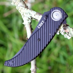 CRKT 2640 CLEVER GIRL FOLDER, 4.08" D2 Steel Black Plain Blade, G10 Handle -Blade HQ Knife Shop image 63734.1572615394