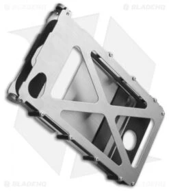 CRKT INoxCase 2 Stainless Steel IPhone 4/4S Case (Silver) INOX4S2 -Blade HQ Knife Shop inox phone case inox4s2 back