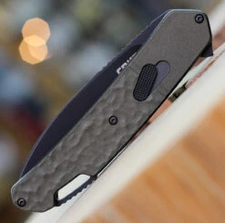 CRKT Bona Fide 542GKP, 3.52" Black PVD Coated 1.4116 Stainless Blade, OD Green Sculpted Aluminum Handles -Blade HQ Knife Shop k542gkp.2 09666.1612553374