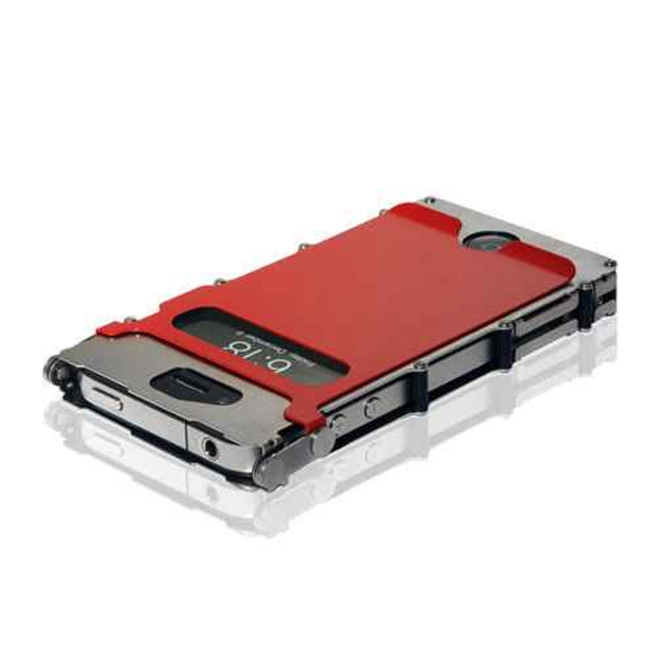 CRKT Inox Case 360, Fits iPhone 4 & 4S, Silver w/ Red front CRKT Inox Case 360, Fits IPhone 4 & 4S, Silver W/ Red Front -Blade HQ Knife Shop knifework