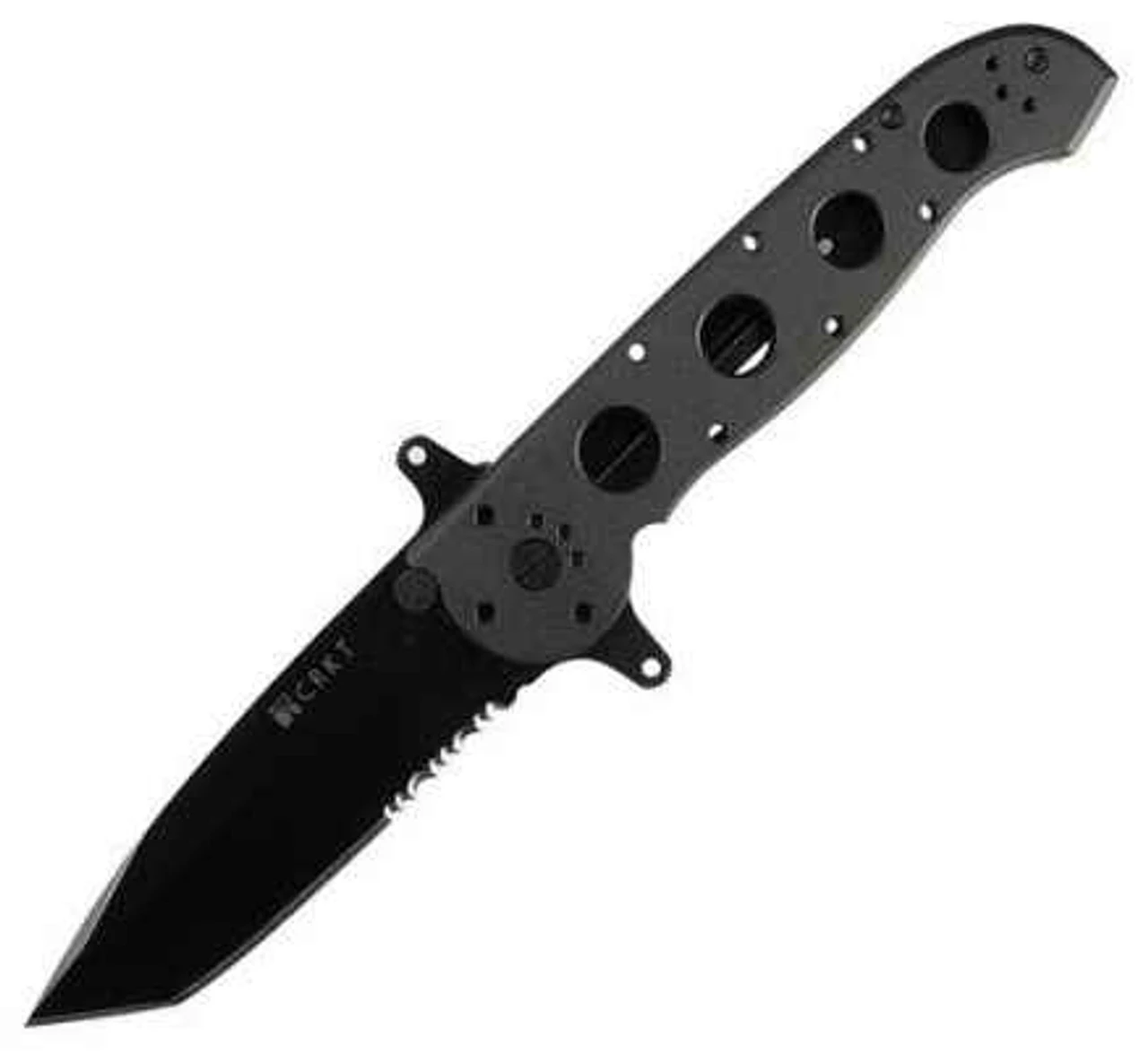 CRKT M16-14SF Special Forces, 4" AUS8 Combo Tanto Blade, Black Aluminum Handle CRKT M16-14SF Special Forces, 4" AUS8 Combo Tanto Blade, Black Aluminum Handle -Blade HQ Knife Shop knifework crm1614sf 1 52143.1566586848