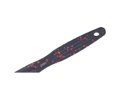 CRKT Onion Throwing Knives Set Of 3 - Blk W Red Specs ( 6.25" 1050) K930RKP -Blade HQ Knife Shop onion 2 07043.1677100948