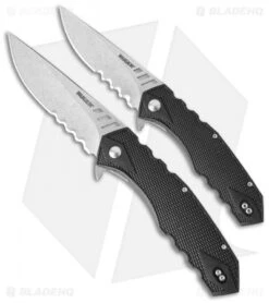 CRKT Ruger Knives Follow-Through Compact Flipper Knife (3.25" Stonewash) R1703 -Blade HQ Knife Shop ruger knives r1704 size cm