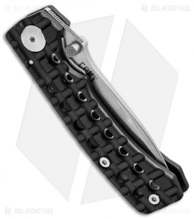 CRKT Ruger Knives Go-N-Heavy Compact Knife (3.5" Stonewash) R1803 CRKT Ruger Knives Go-N-Heavy Compact Knife (3.5" Stonewash) R1803 -Blade HQ Knife Shop ruger knives r1803 side cm