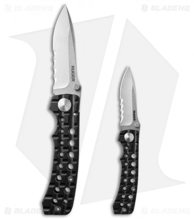 CRKT Ruger Knives Go-N-Heavy Compact Knife (3.5" Stonewash) R1803 CRKT Ruger Knives Go-N-Heavy Compact Knife (3.5" Stonewash) R1803 -Blade HQ Knife Shop ruger knives r1804 size cm 1