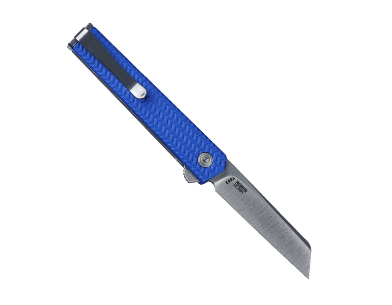 CRKT CEO Microflipper - Blue Alum (2.36" 12C27) 7083 CRKT CEO Microflipper - Blue Alum (2.36" 12C27) 7083 -Blade HQ Knife Shop